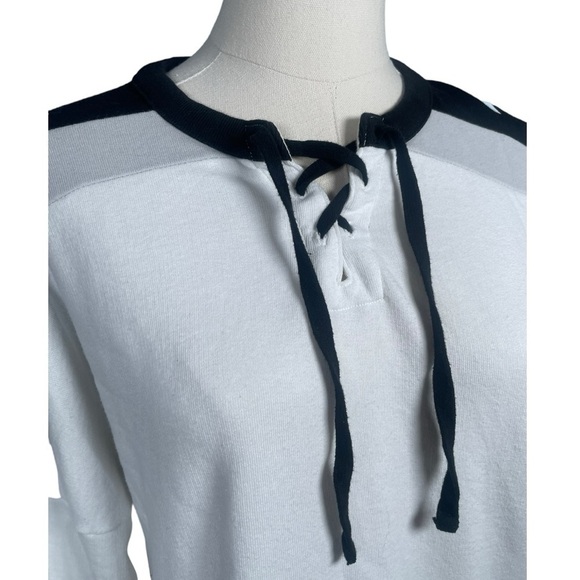 PINK VS XS Sweatshirt Crewneck Sweater Victorias Secret Love Pink Oversized Tops - Picture 4 of 13